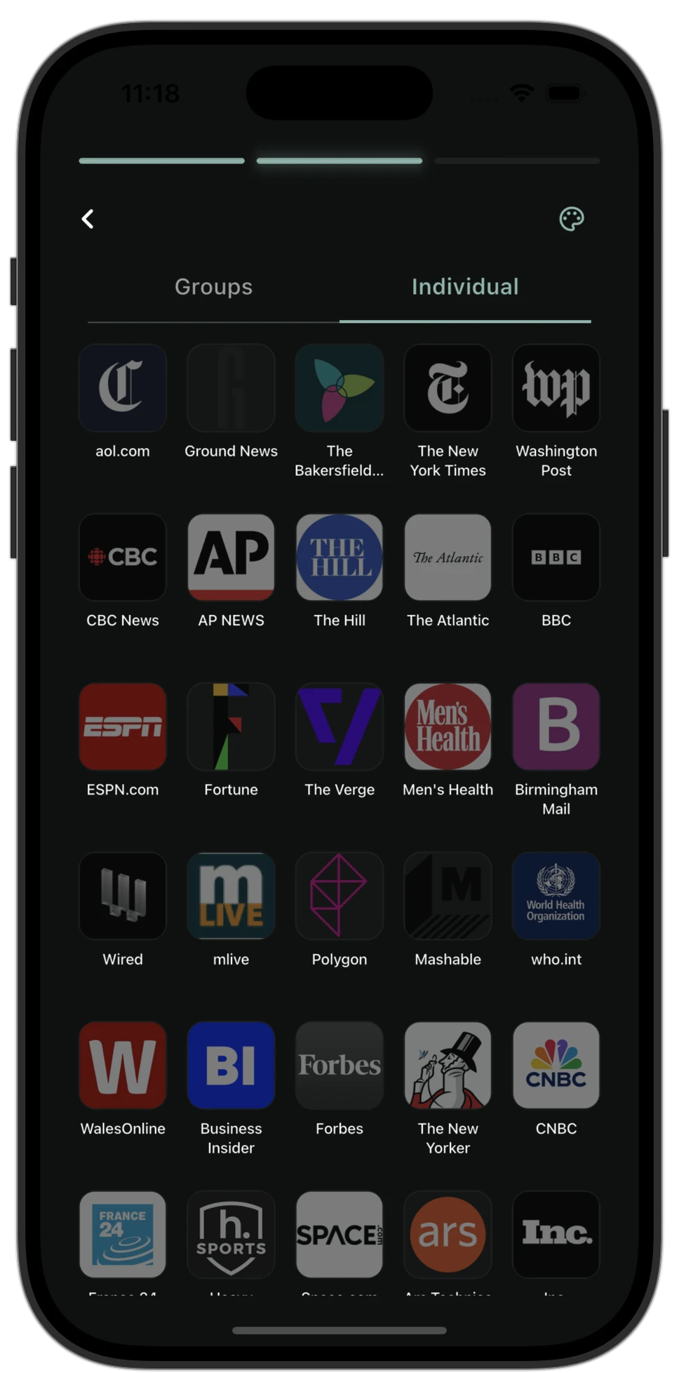A question and content generation screen for Q&A tasks, with a “Done” button at the bottom.